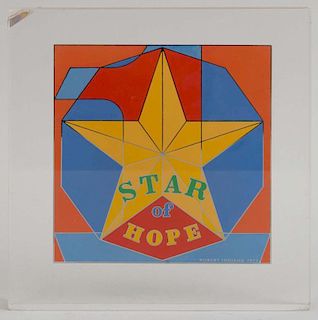 ROBERT INDIANA (b. 1928): STAR OF HOPE