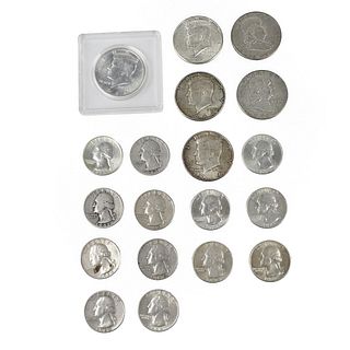 US Silver Half Dollars and Quarters