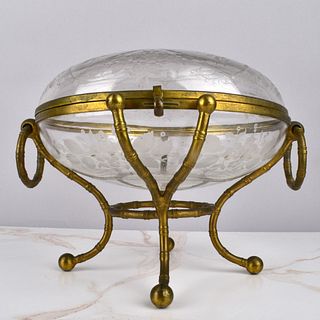 Antique French Round Box