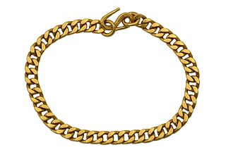 22-24K Yellow Gold Chinese Bracelet