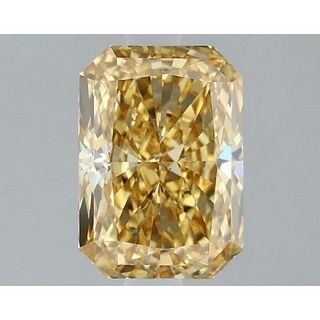 1.57 ct, Vivid Yellow/VS2, Radiant cut IGI Graded Lab Grown Diamond