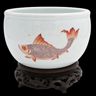 Chinese Porcelain Goldfish Bowls