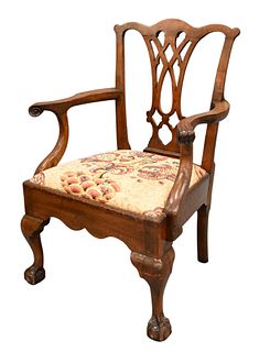 Chippendale Mahogany Armchair