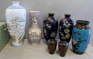 Asian Antique Vase Group.