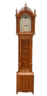 Timothy Chandler Cherry Tall Case Clock
