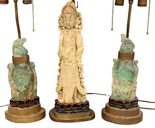 Group of Three Lamps