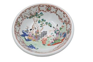 Painted Chinese Export Porcelain Bowl