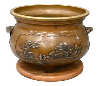 Large Bronze Chinese Pot