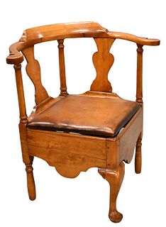 Maple Queen Anne Corner Chair