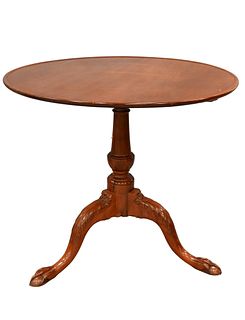 Chippendale Mahogany Tip Tea Table