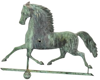 Blackhawk Molded Copper Horse Weathervane