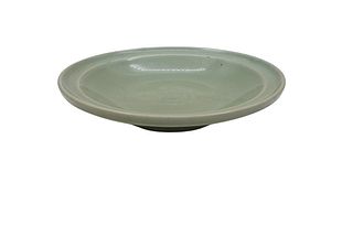 Longquan Celadon Shallow Bowl or Charger