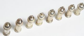 8 Towle Silver-Plate Salt & Pepper Shakers