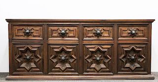Renaissance Revival-Style Walnut Chest of Drawers