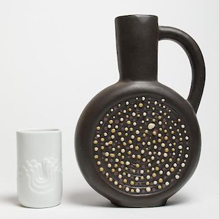 2 Mid-Century Modern Decorative Ceramic Items