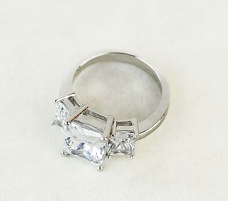  SILVER COCKTAIL RING