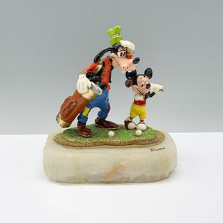 Ron Lee (American 1947-1959), Disney Mickey and Goofy Golfing Sculpture