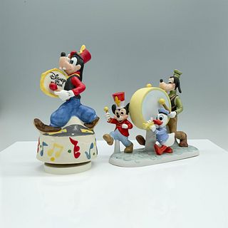 Disney Marching Band Goofy Motif Figurine and Music Box