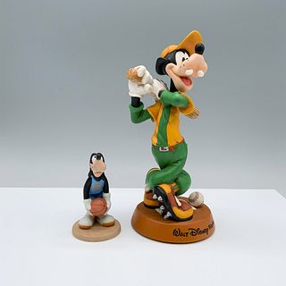 2pc Disney Goofy Sports Themed Bobblehead and Figurine
