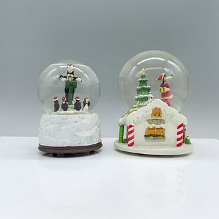 2pc Disney Christmas Themed Goofy Music Boxes