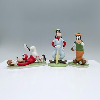 3pc Disney Goofy Sports Themed Figurines