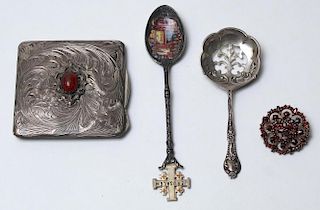 4 Antique Silver Items