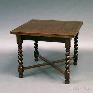 Jacobean-style Oak Barleytwist Table