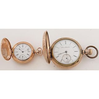 Waltham and Illinois Hunter Case Pocket Watches