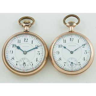 Waltham Montgomery Dial Open Face Pocket Watches