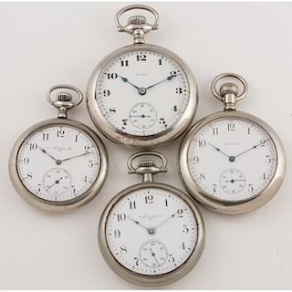 Elgin Open Face Pocket Watches Ca. 1899-1918
