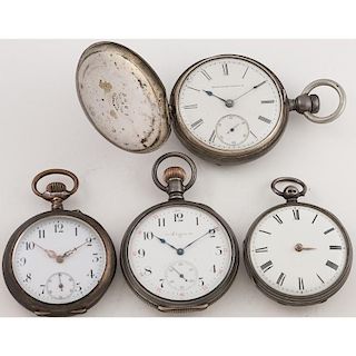 Vintage Silver Pocket Watches
