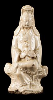 CIZHOU MODEL OF GUANYIN WITH CHILD