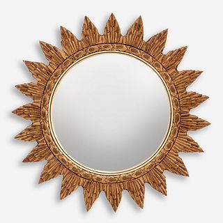  Sunburst Bullseye Mirror (ca. Early 20th c.)