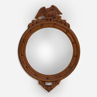 Vintage Federal-Style Bullseye Mirror
