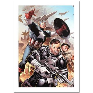 Stan Lee Signed, Marvel Comics "Secret Warriors #18" Limited Edition Canvas 2/10 with Certificate of Authenticity.