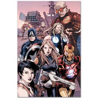 Marvel Comics "Ultimate Avengers vs. New Ultimates #2" Numbered Limited Edition Giclee on Canvas by Leinil Francis Yu with COA.