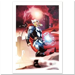 Stan Lee Signed, Marvel Comics Limited Edition Canvas 1/99 "Thor #615" with Certificate of Authenticity.