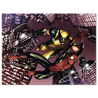 Marvel Comics "Astonishing Spider-Man & Wolverine #1" Numbered Limited Edition Giclee on Canvas by Adam Kubert with COA.