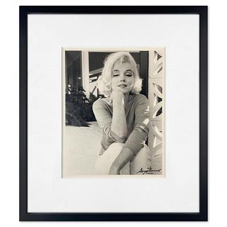 George Barris (1922-2016), "Marilyn Monroe: The Last Shoot" Framed Photograph Printed from the Original Negative, Hand Signed and with Letter of Authe