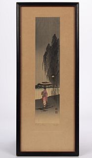SHODA KOHO (JAPANESE, C. 1871-1946) WOODBLOCK PRINT