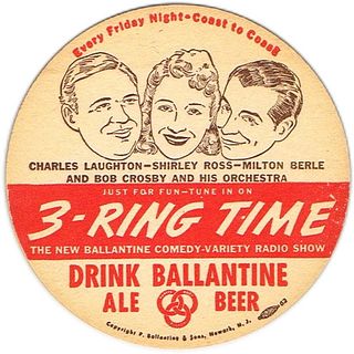1941 Ballantine Beer/Ale NJ-BAL-13 Newark New Jersey