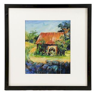Tom Parker, "Tin Roof Cottage", Mixed Media