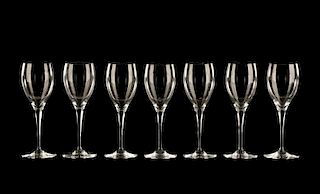 Set of 7 Baccarat "St. Remy" Water or Wine Glasses