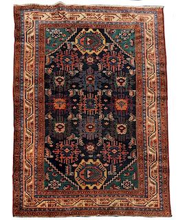 Hand Woven Persian Tribal Area Rug 6' 1" x 4' 4"