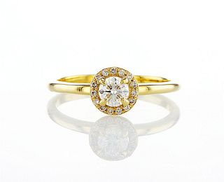 14kt White Gold 0.49ctw Diamond Ring