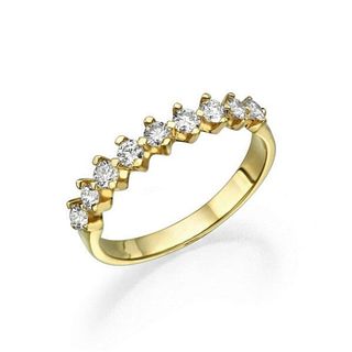 14kt Yellow Gold 0.59ctw Diamond Ring