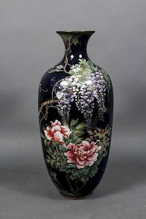 Japanese Cloisonné Enamel Floor Vase