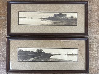 Engraved Coastal Scenes