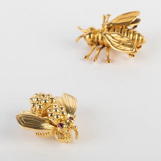 Tiffany & Co. 18k Gold Bee Pin          