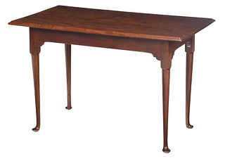 A Large Rhode Island Queen Anne Mahogany Tea Table, Sack Provenance